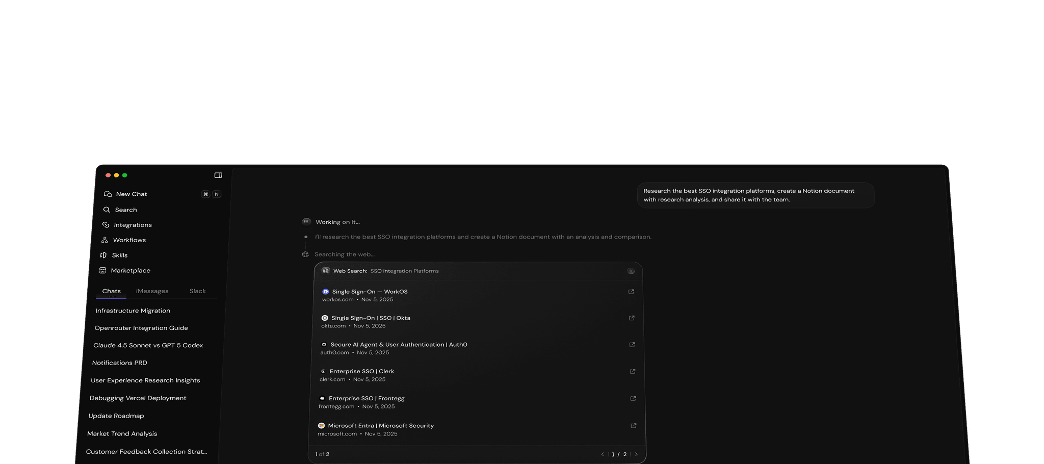 Dimension Programer Dimension — Your AI work assistant